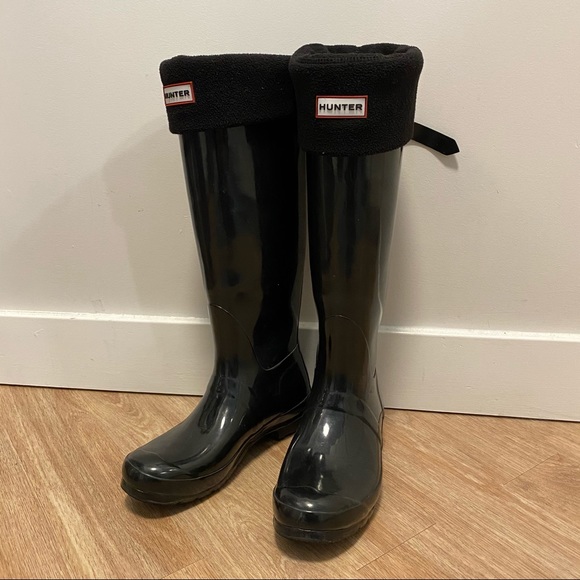 Hunter Wide Calf and Liner Boots - Picture 3 of 13